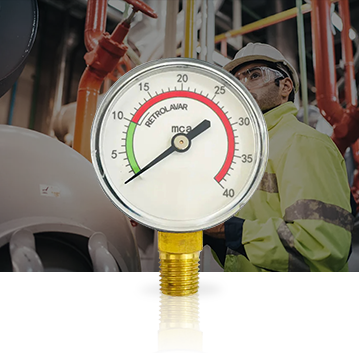 Tomhsaire brú ginearálta Pressure Gauges