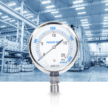 Tionscal táirgthe tionsclaíoch Pressure Gauges